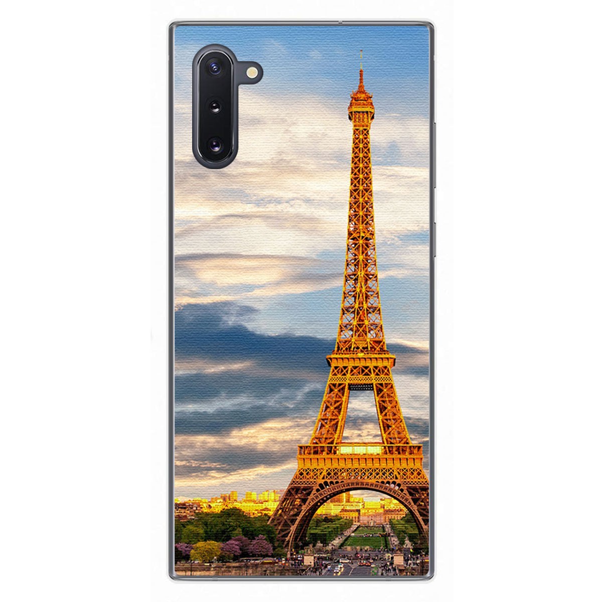 Funda Gel Tpu para Samsung Galaxy Note10 diseño Paris Dibujos
