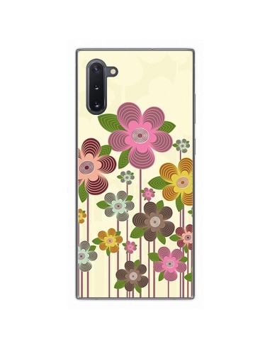 Funda Gel Tpu para Samsung Galaxy Note10 diseño Primavera En Flor Dibujos