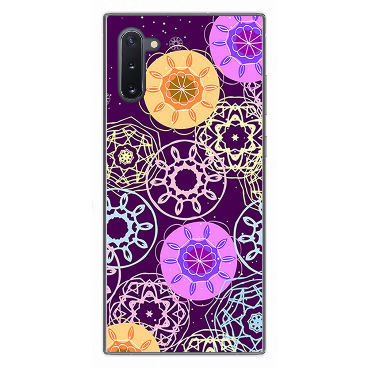 Funda Gel Tpu para Samsung Galaxy Note10 diseño Radial Dibujos