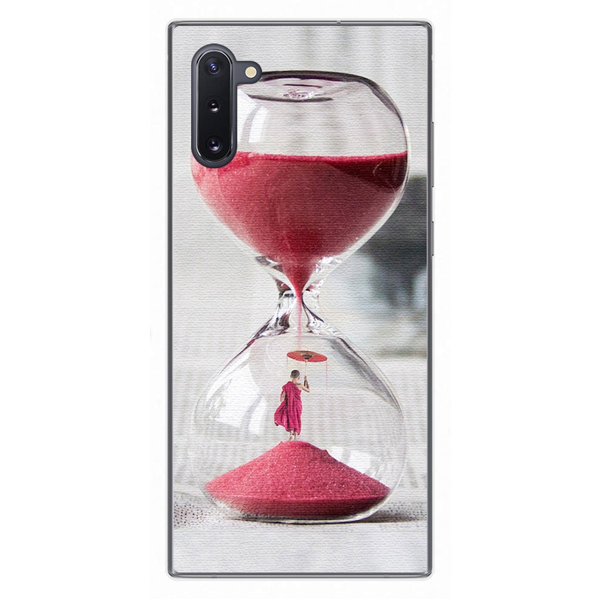 Funda Gel Tpu para Samsung Galaxy Note10 diseño Reloj Dibujos