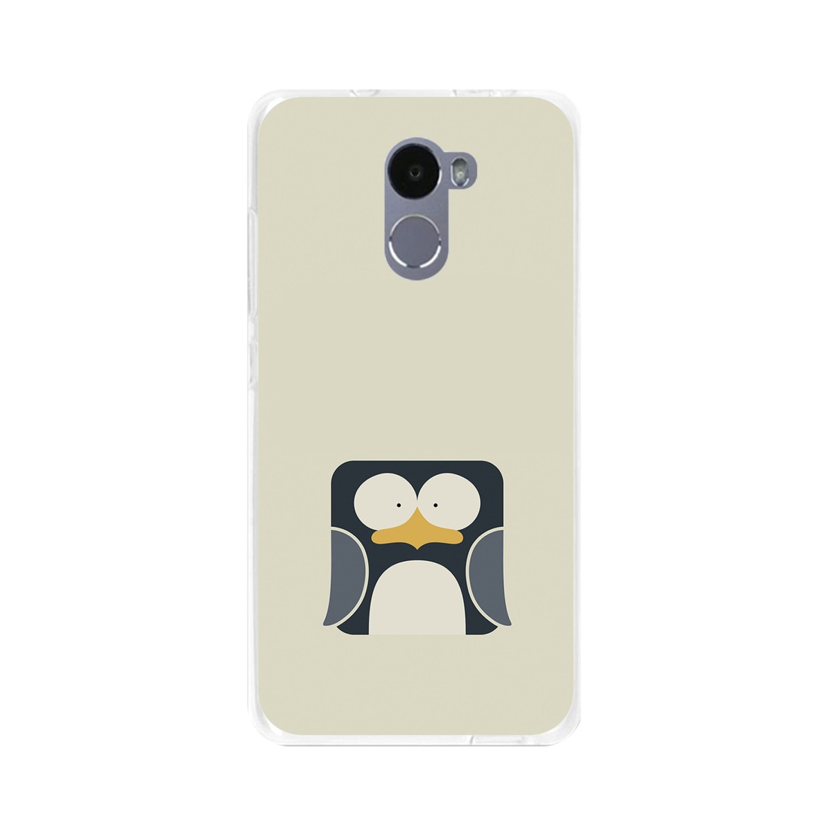 Funda Gel Tpu para Xiaomi Redmi 4 Diseño Pingüino Dibujos