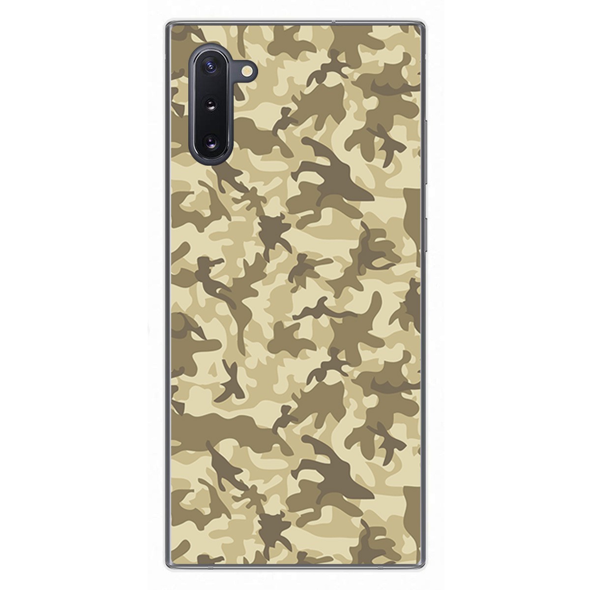 Funda Gel Tpu para Samsung Galaxy Note10 diseño Sand Camuflaje Dibujos
