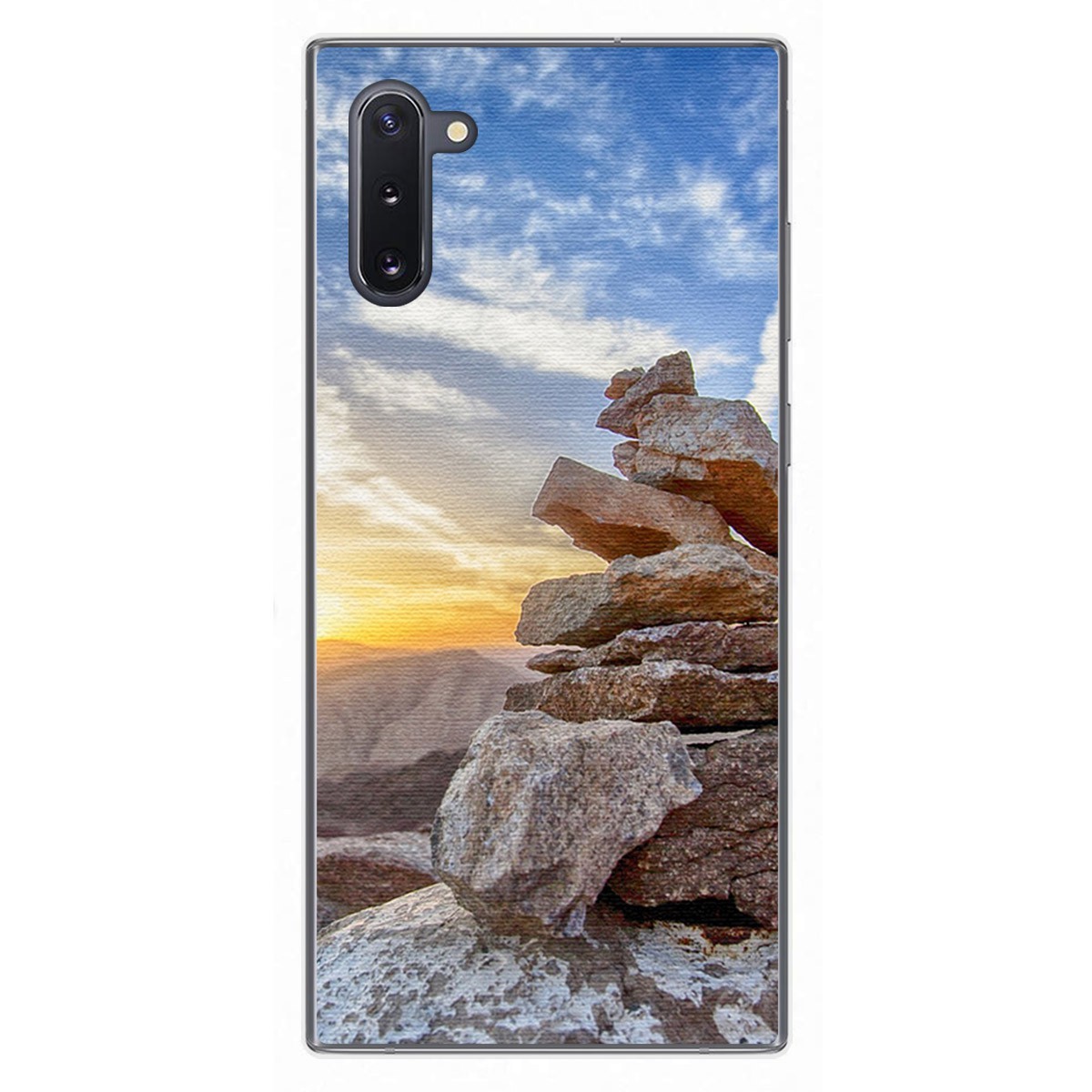 Funda Gel Tpu para Samsung Galaxy Note10 diseño Sunset Dibujos