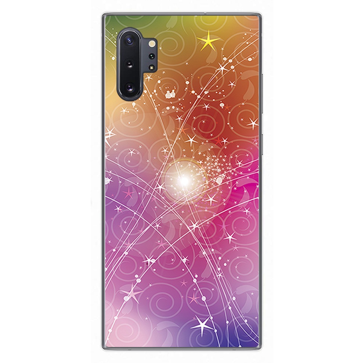 Funda Gel Tpu para Samsung Galaxy Note10+ diseño Abstracto Dibujos