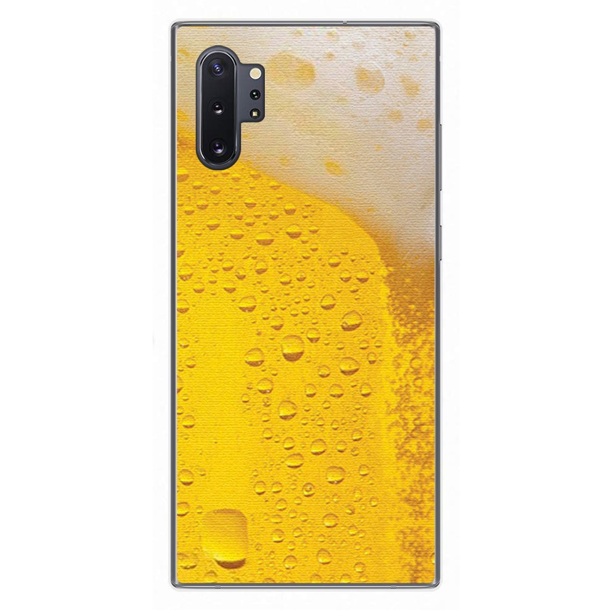 Funda Gel Tpu para Samsung Galaxy Note10+ diseño Cerveza Dibujos