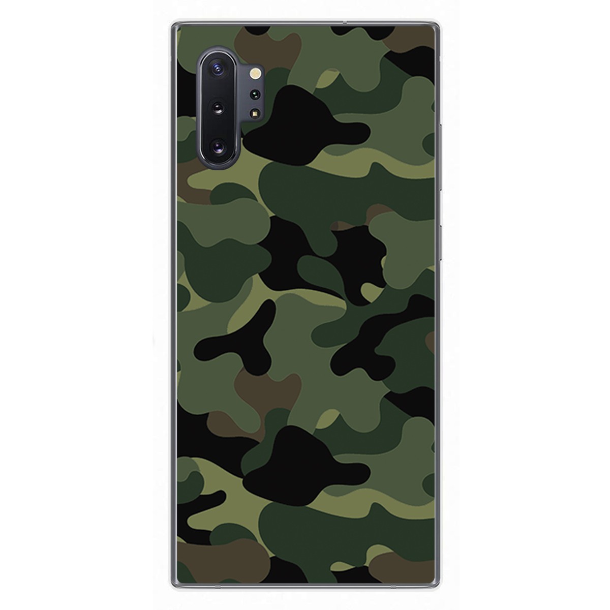 Funda Gel Tpu para Samsung Galaxy Note10+ diseño Camuflaje Dibujos