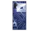 Funda Gel Tpu para Samsung Galaxy Note10+ diseño Circuito Dibujos
