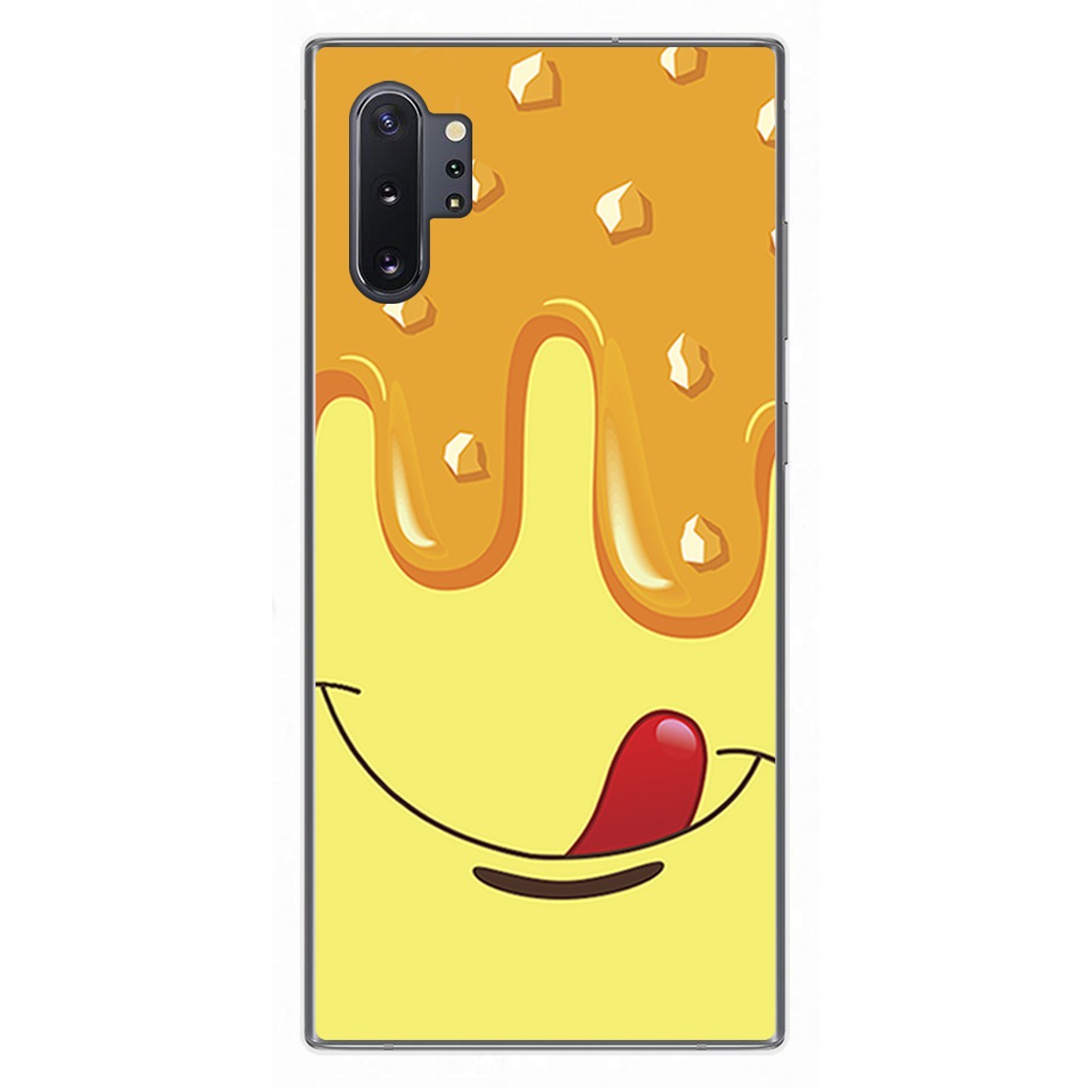 Funda Gel Tpu para Samsung Galaxy Note10+ diseño Helado Vainilla Dibujos