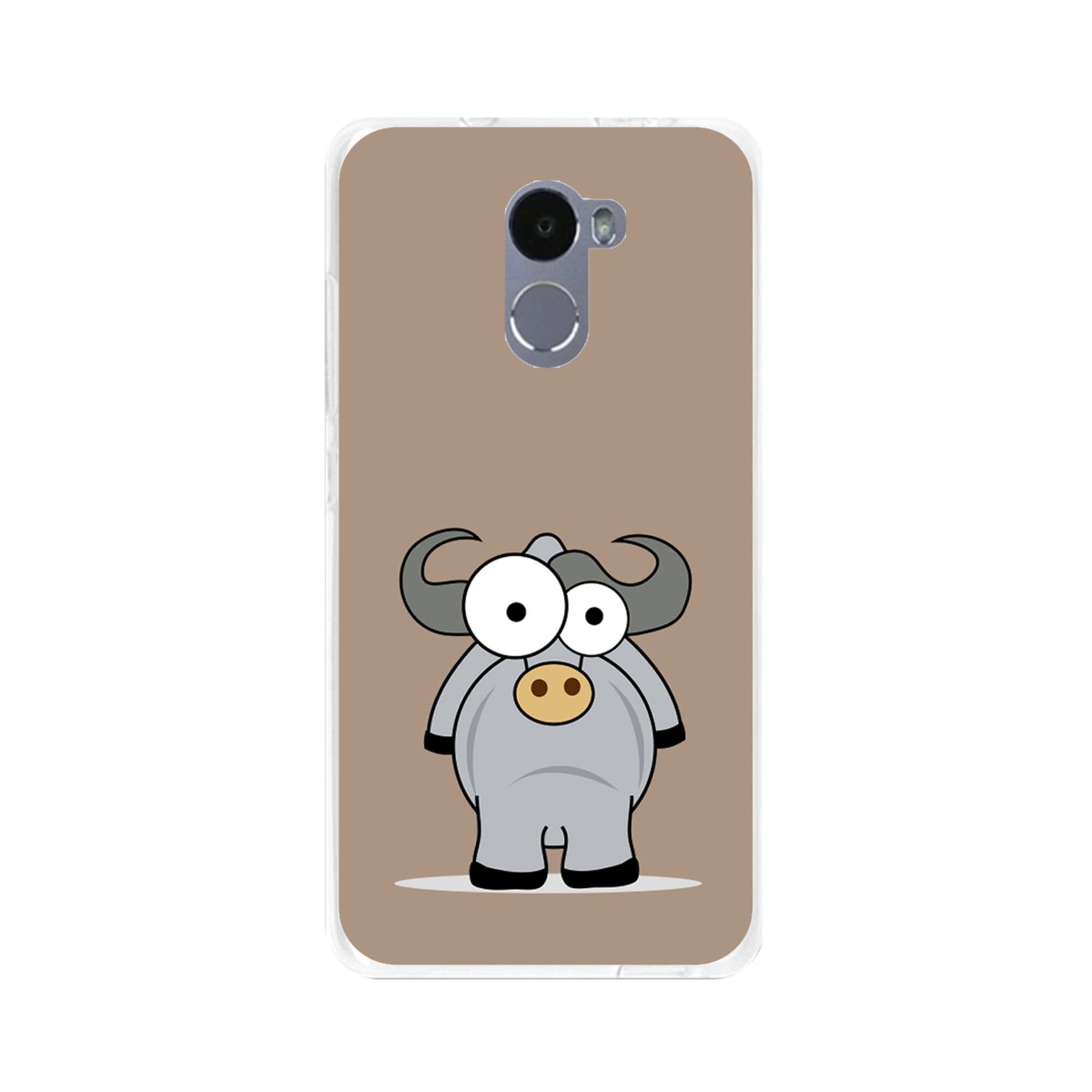 Funda Gel Tpu para Xiaomi Redmi 4 Diseño Toro Dibujos