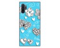 Funda Gel Tpu para Samsung Galaxy Note10+ diseño Mariposas Dibujos