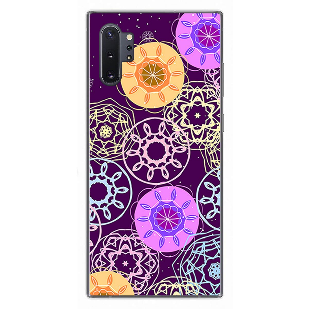 Funda Gel Tpu para Samsung Galaxy Note10+ diseño Radial Dibujos
