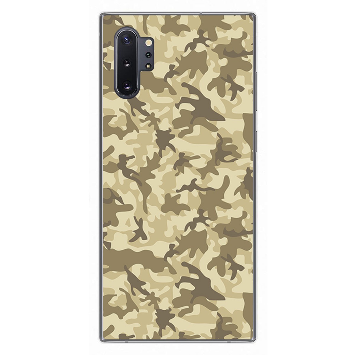 Funda Gel Tpu para Samsung Galaxy Note10+ diseño Sand Camuflaje Dibujos
