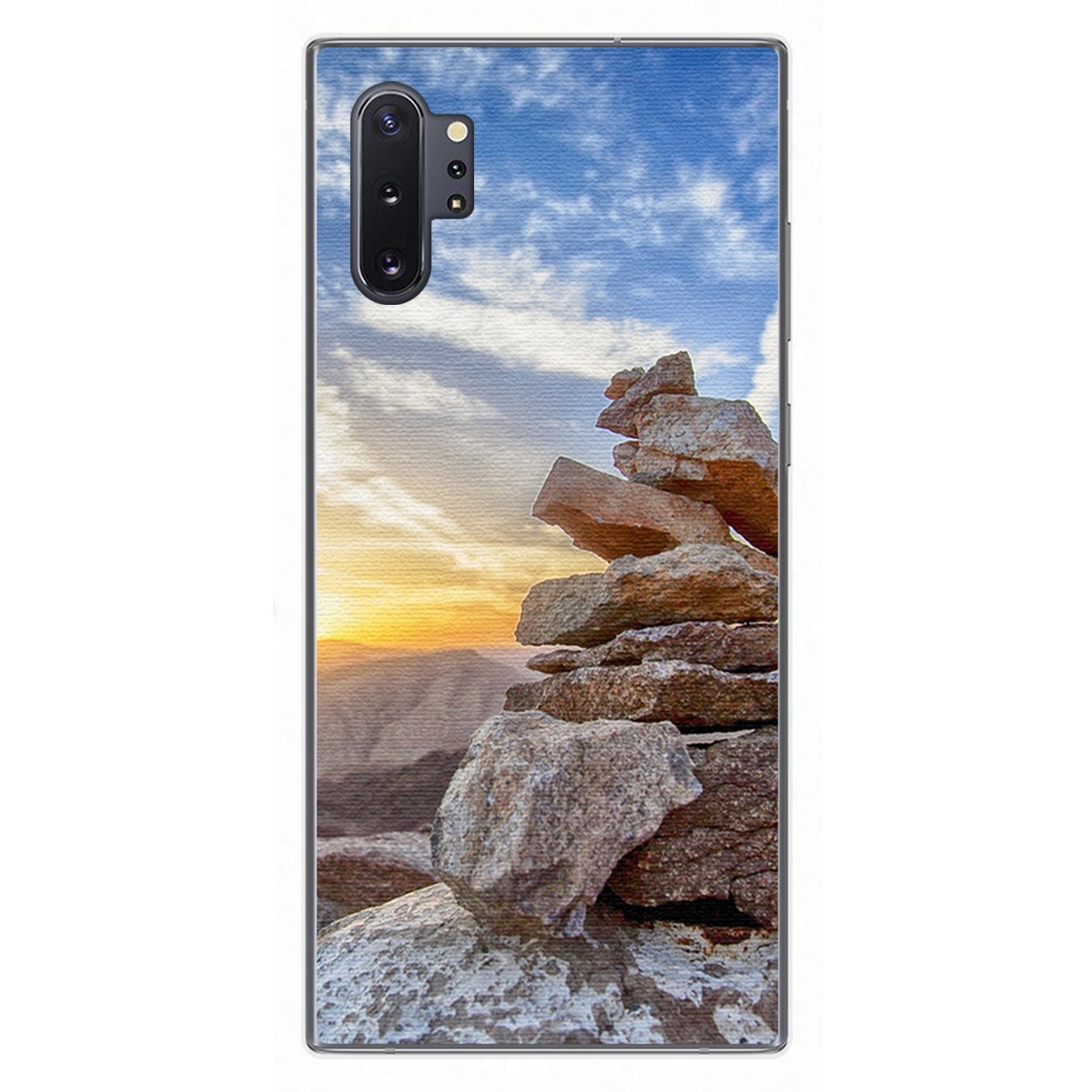 Funda Gel Tpu para Samsung Galaxy Note10+ diseño Sunset Dibujos