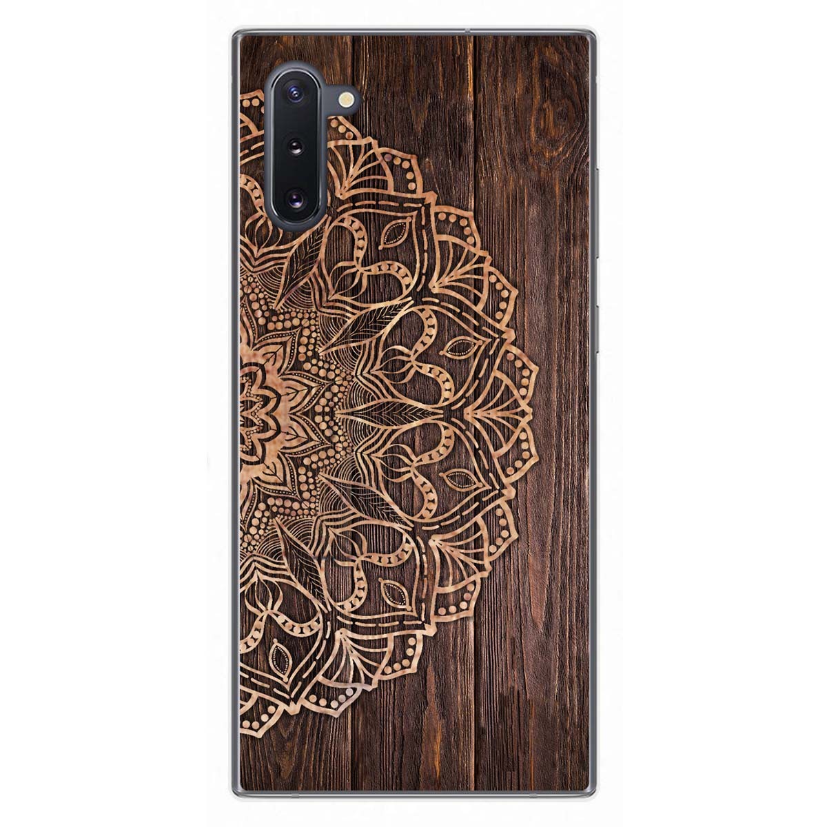 Funda Gel Tpu para Samsung Galaxy Note10 diseño Madera 06 Dibujos