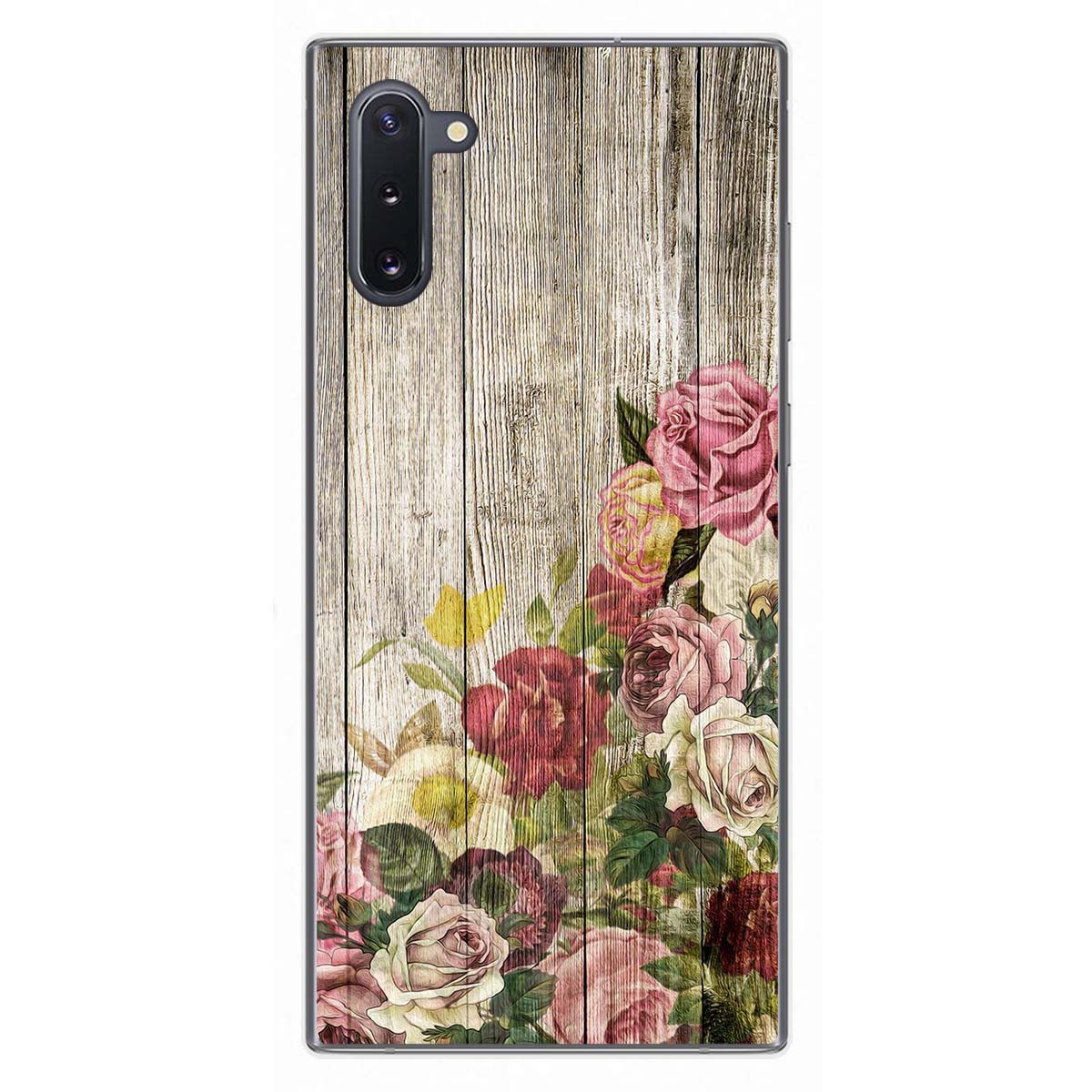 Funda Gel Tpu para Samsung Galaxy Note10 diseño Madera 08 Dibujos