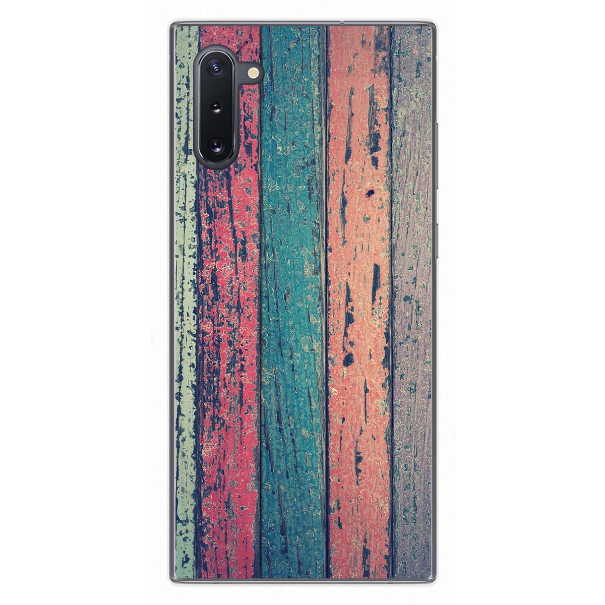 Funda Gel Tpu para Samsung Galaxy Note10 diseño Madera 10 Dibujos