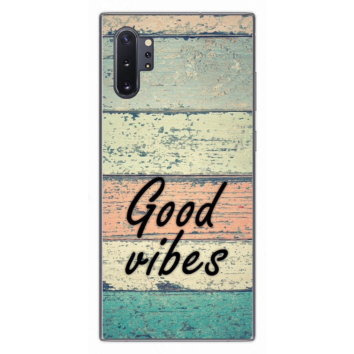 Funda Gel Tpu para Samsung Galaxy Note10+ diseño Madera 01 Dibujos