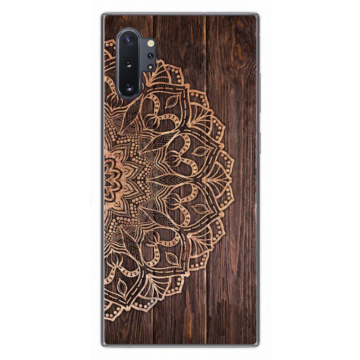 Funda Gel Tpu para Samsung Galaxy Note10+ diseño Madera 06 Dibujos