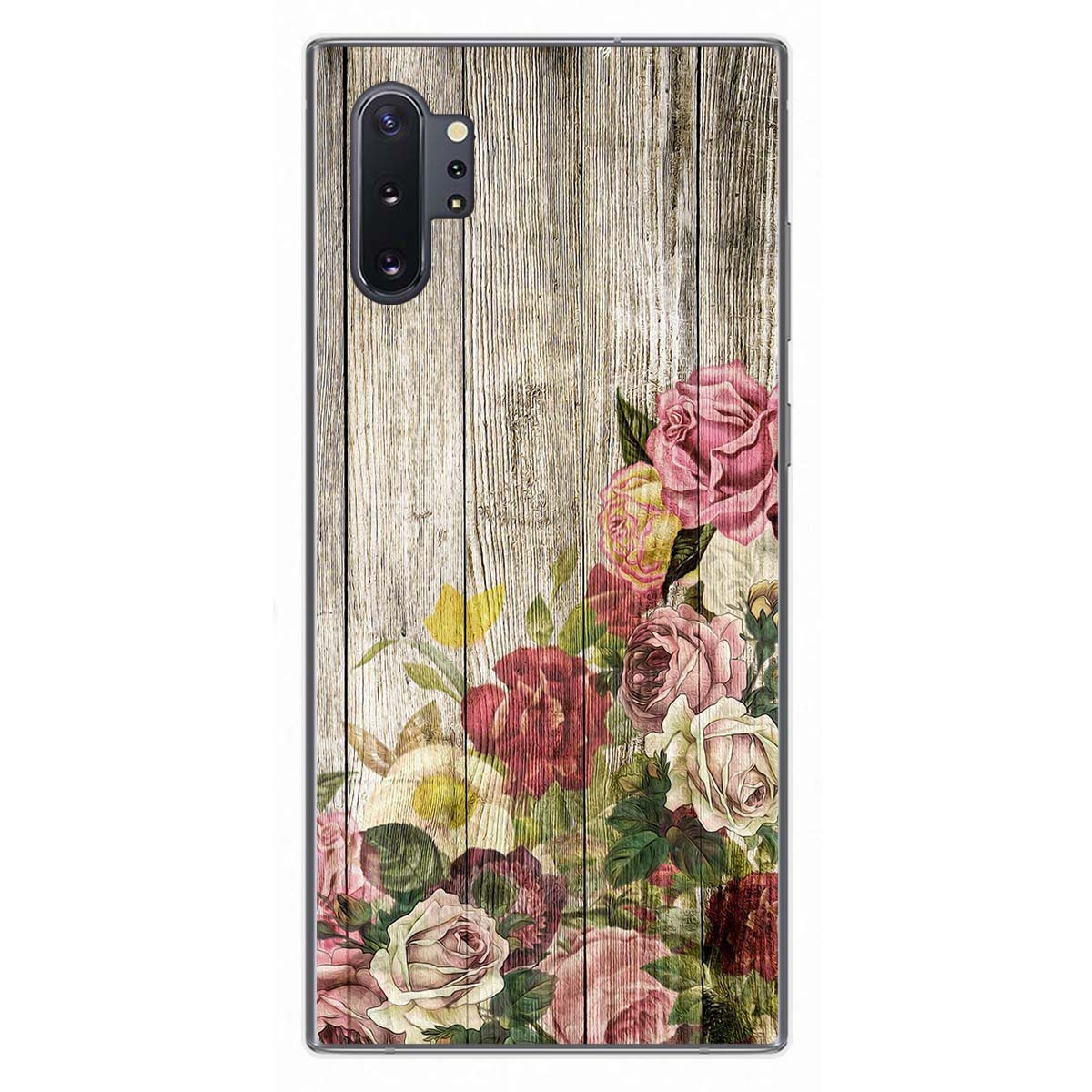 Funda Gel Tpu para Samsung Galaxy Note10+ diseño Madera 08 Dibujos