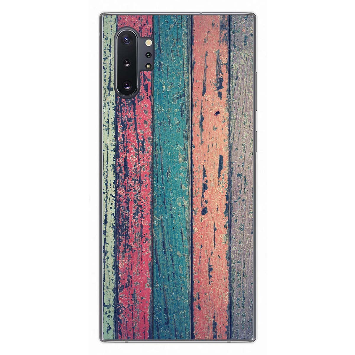 Funda Gel Tpu para Samsung Galaxy Note10+ diseño Madera 10 Dibujos