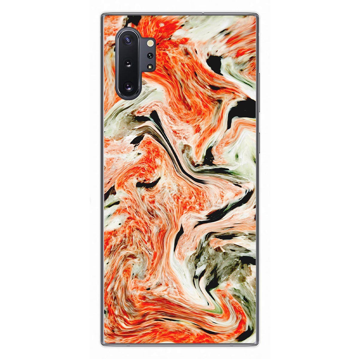 Funda Gel Tpu para Samsung Galaxy Note10+ diseño Mármol 12 Dibujos
