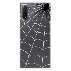 Funda Gel Transparente para Samsung Galaxy Note10 diseño Araña Dibujos