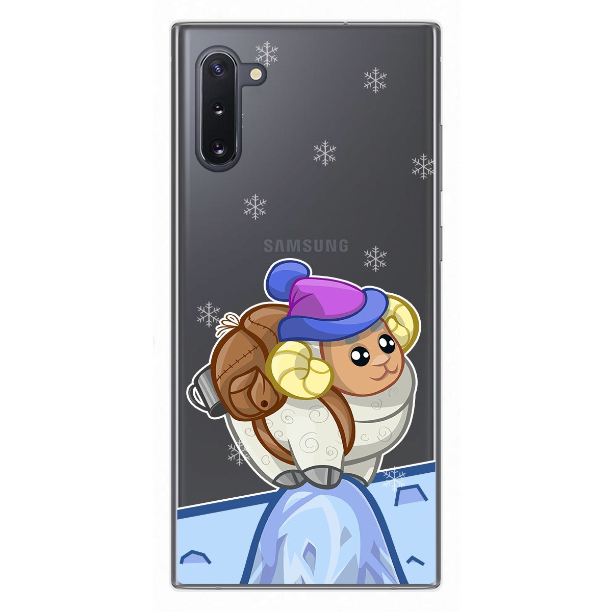 Funda Gel Transparente para Samsung Galaxy Note10 diseño Cabra Dibujos