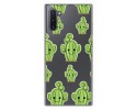 Funda Gel Transparente para Samsung Galaxy Note10 diseño Cactus Dibujos