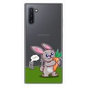 Funda Gel Transparente para Samsung Galaxy Note10 diseño Conejo Dibujos