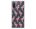 Funda Gel Transparente para Samsung Galaxy Note10 diseño Flamenco Dibujos