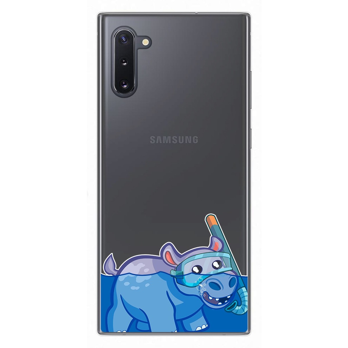 Funda Gel Transparente para Samsung Galaxy Note10 diseño Hipo Dibujos