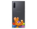 Funda Gel Transparente para Samsung Galaxy Note10 diseño Leopardo Dibujos