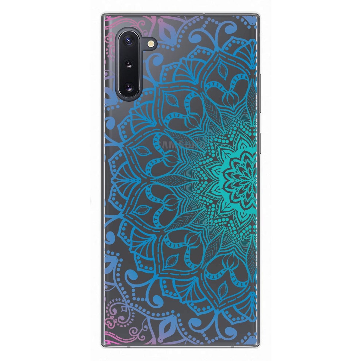 Funda Gel Transparente para Samsung Galaxy Note10 diseño Mandala Dibujos