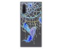 Funda Gel Transparente para Samsung Galaxy Note10 diseño Plumas Dibujos