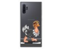 Funda Gel Transparente para Samsung Galaxy Note10+ diseño Avestruz Dibujos