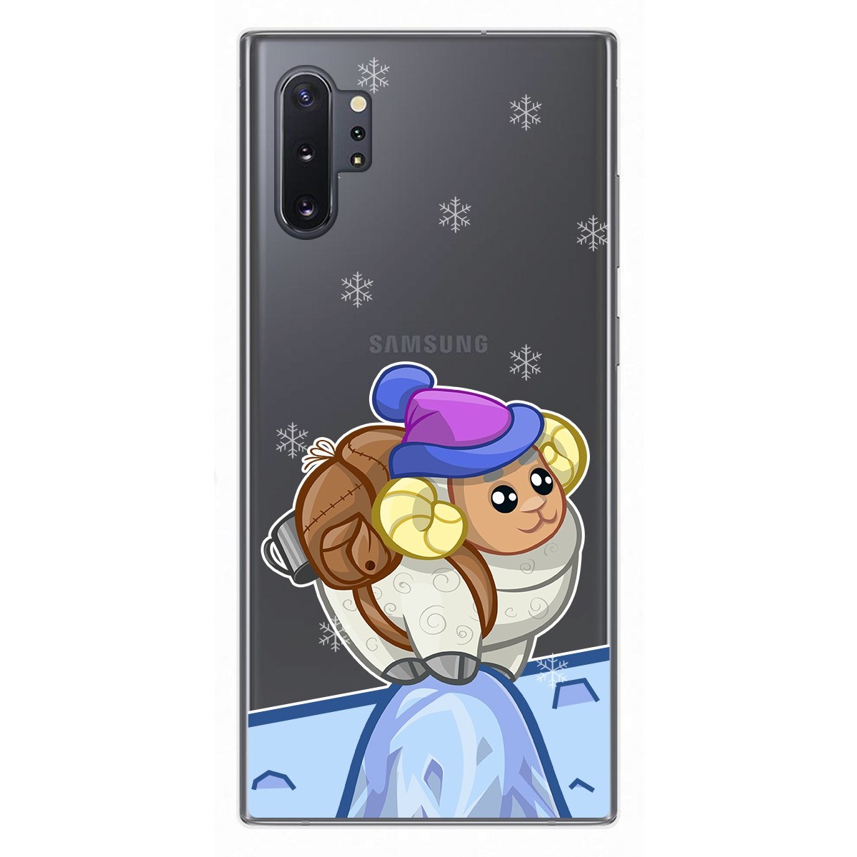 Funda Gel Transparente para Samsung Galaxy Note10+ diseño Cabra Dibujos