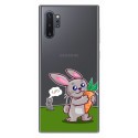 Funda Gel Transparente para Samsung Galaxy Note10+ diseño Conejo Dibujos