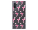 Funda Gel Transparente para Samsung Galaxy Note10+ diseño Flamenco Dibujos