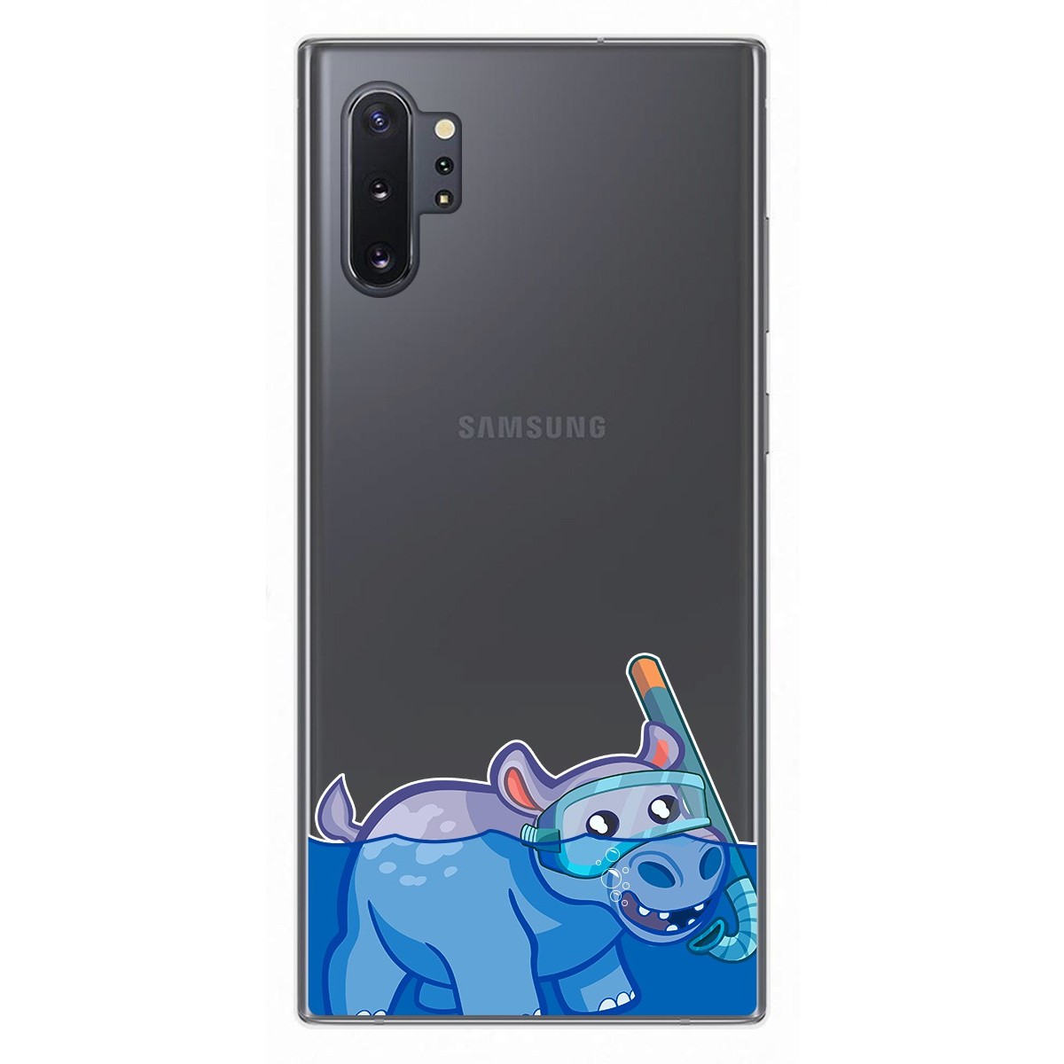 Funda Gel Transparente para Samsung Galaxy Note10+ diseño Hipo Dibujos