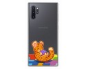 Funda Gel Transparente para Samsung Galaxy Note10+ diseño Leopardo Dibujos