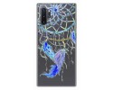 Funda Gel Transparente para Samsung Galaxy Note10+ diseño Plumas Dibujos