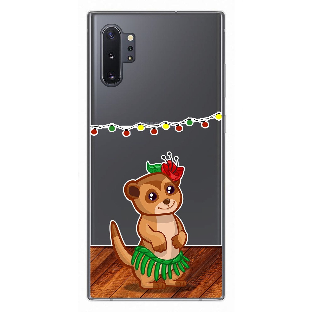 Funda Gel Transparente para Samsung Galaxy Note10+ diseño Suricata Dibujos