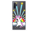 Funda Gel Transparente para Samsung Galaxy Note10+ diseño Unicornio Dibujos