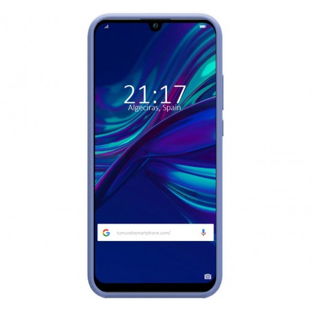 Funda Silicona Líquida Ultra Suave para Huawei P Smart 2019 / Honor 10 Lite color Azul Celeste