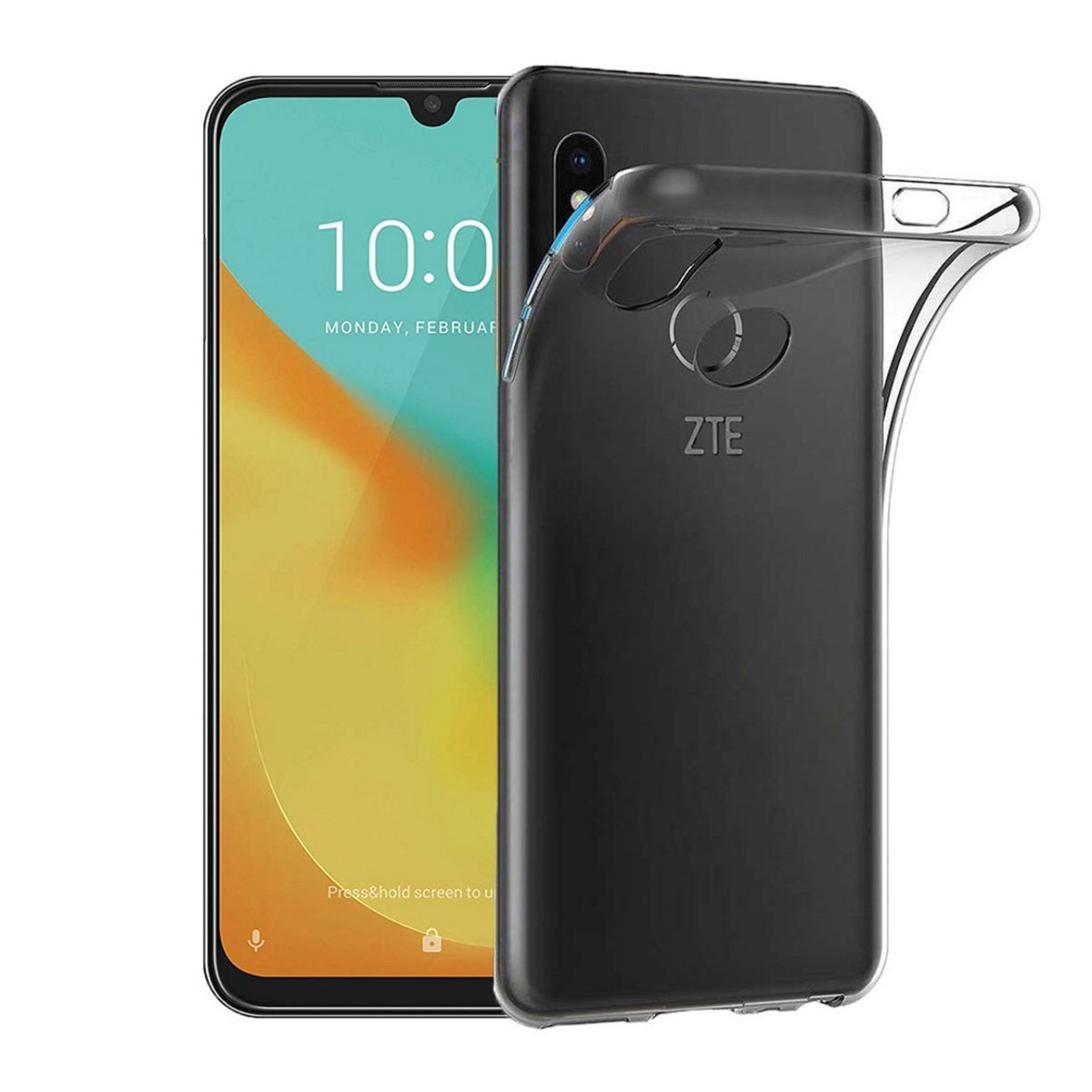 Funda Gel Tpu Fina Ultra-Thin 0,5mm Transparente para Zte Blade V10 vita / Orange Neva Play