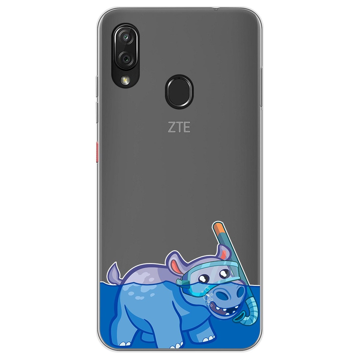 Funda Gel Transparente para Zte Blade V10 vita / Orange Neva Play diseño Hipo Dibujos