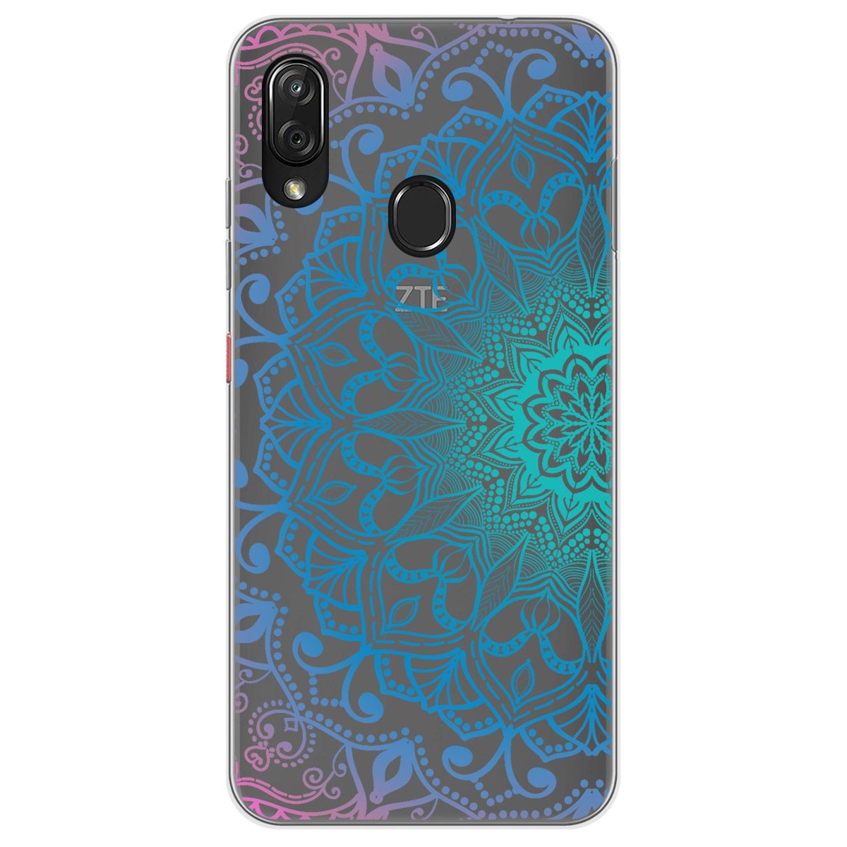 Funda Gel Transparente para Zte Blade V10 vita / Orange Neva Play diseño Mandala Dibujos