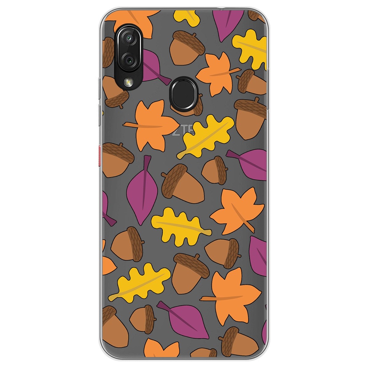 Funda Gel Transparente para Zte Blade V10 vita / Orange Neva Play diseño Otoño Dibujos