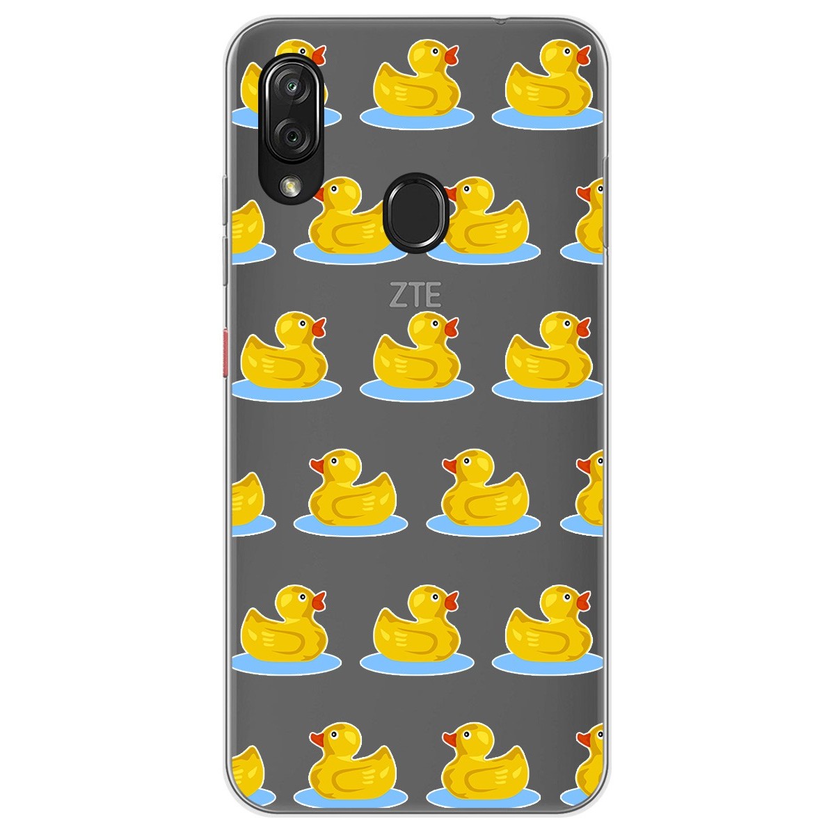 Funda Gel Transparente para Zte Blade V10 vita / Orange Neva Play diseño Pato Dibujos