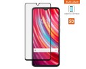 Protector Cristal Templado Completo 5D Full Glue Negro para Xiaomi Redmi Note 8 Pro Vidrio